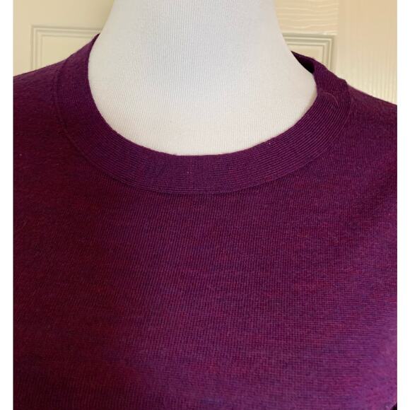 Banana Republic extra fine Merino wool sweater purple XS - Picture 7 of 7